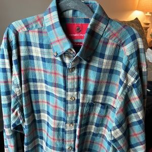 Southern Proper Plaid Button-Up Lightweight Flannel